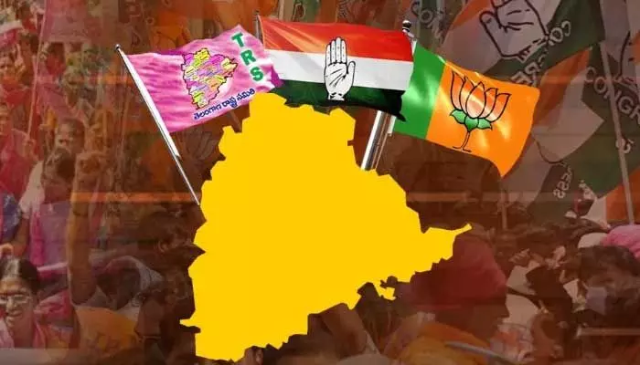 పార్టీ లేదు సిద్ధాంతం లేదు.. బీ-ఫామ్ రాకపోతే బూతులే.. ఆఖరి రోజు రెచ్చిపోయిన నేతలు పార్టీ లేదు సిద్ధాంతం లేదు.. బీ-ఫామ్ రాకపోతే బూతులే.. ఆఖరి రోజు రెచ్చిపోయిన నేతలు