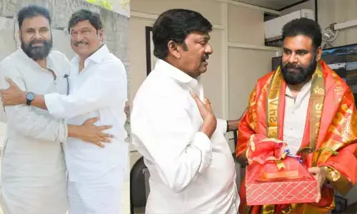 డిప్యూటీ సీఎం పవన్ కళ్యాణ్‌తో భేటీ.. పద్మశ్రీ రాజేంద్రప్రసాద్‌కు ఘన సత్కారం
