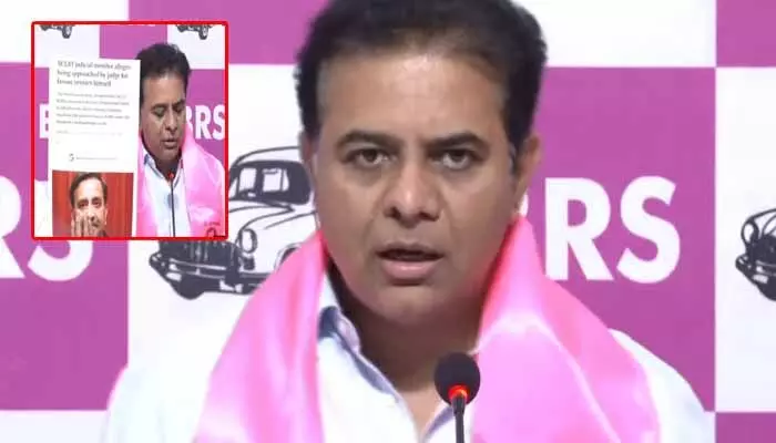 రేవంత్ రెడ్డి బినామీ సీఎం.. డైవర్షన్ కోసమే సిట్ విచారణ : కేటీఆర్ సంచలన ఆరోపణలు రేవంత్ రెడ్డి బినామీ సీఎం.. డైవర్షన్ కోసమే సిట్ విచారణ : కేటీఆర్ సంచలన ఆరోపణలు