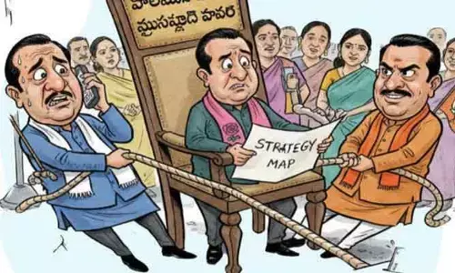 హోరాహోరీగా గుర్తుల రాజకీయం