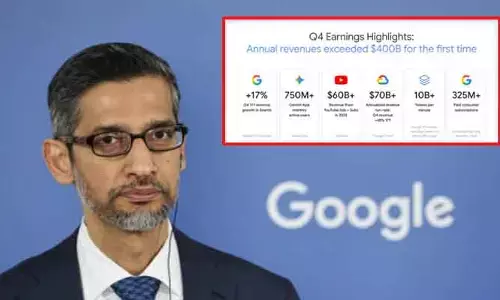 Google: $400 బిలియన్ డాలర్ల ఆదాయంతో గూగుల్ సరికొత్త రికార్డు.. చరిత్ర సృష్టించిన సుందర్ పిచాయ్ టీమ్!