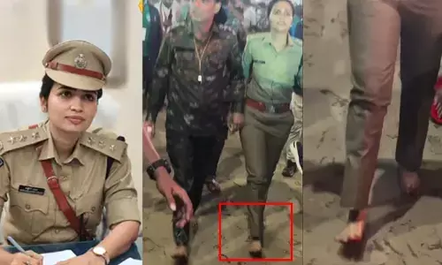 మేడారం జాతరలో ఫేమస్ అయిన లేడీ IPS ఆఫీసర్‌కు గాయం! వీడియో వైరల్