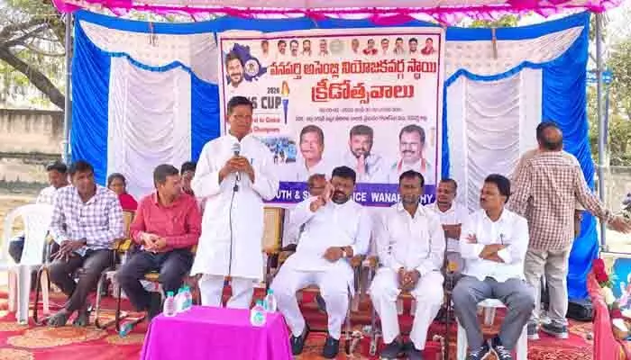 రాష్ట్ర ప్రభుత్వం క్రీడలకు పెద్దపీట వేస్తోంది : డాక్టర్ జిల్లెల చిన్నారెడ్డి రాష్ట్ర ప్రభుత్వం క్రీడలకు పెద్దపీట వేస్తోంది : డాక్టర్ జిల్లెల చిన్నారెడ్డి