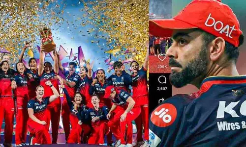 RCBకి మ‌రో టైటిల్...విరాట్ కోహ్లీ షాకింగ్ పోస్ట్‌