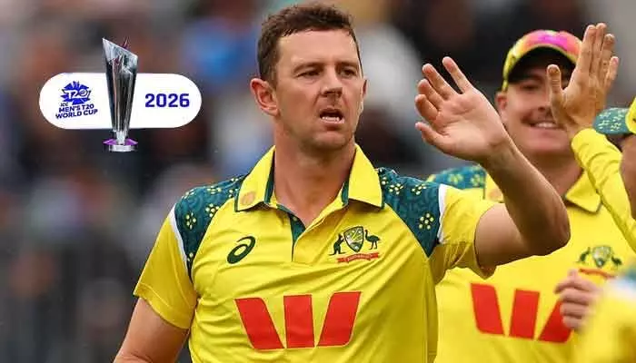 T20 World Cup: వరల్డ్ కప్ ముందు ఆసీస్కు కోలుకోలేని దెబ్బ.. కమ్మిన్స్ తర్వాత హేజిల్వుడ్ కూడా అవుట్..? T20 World Cup: వరల్డ్ కప్ ముందు ఆసీస్కు కోలుకోలేని దెబ్బ.. కమ్మిన్స్ తర్వాత హేజిల్వుడ్ కూడా అవుట్..?