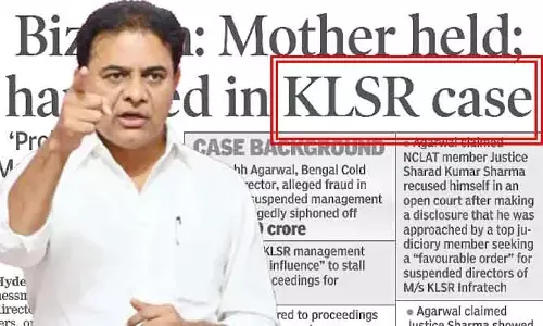 75 ఏళ్ల వృద్ధురాలిని వేధిస్తున్నారు.. సీఎం బినామీ కంపెనీపై KTR హాట్ ట్వీట్
