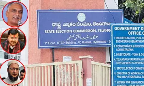 మున్సిపల్ ప్రచారంలో దుమారం.. బీజేపీ, ఎంఐఎం, హరీశ్‌రావుపై కాంగ్రెస్ ఫిర్యాదు