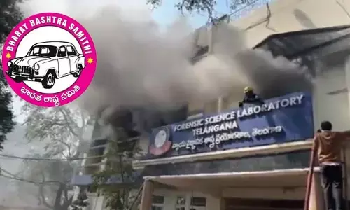 నాంపల్లి ఫోరెన్సిక్ ల్యాబ్‌లో అగ్నిప్రమాదం.. ‘ఎప్‌స్టీన్‌’తో పోల్చిన బీఆర్ఎస్ నేత