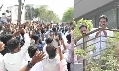 చెన్నైలోనూ జగన్ క్రేజ్ తగ్గదేలే.. మాజీ సీఎం పర్యటనతో అభిమానుల కోలాహలం!