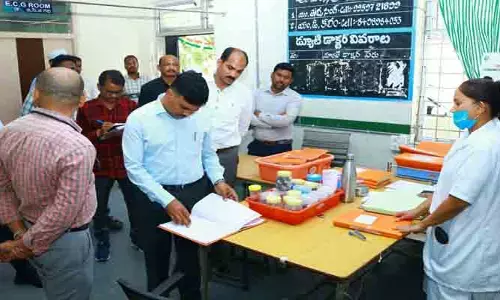 దేవ‌ర‌కొండ ప్ర‌భుత్వ ఆసుప‌త్రిని కలెక్ట‌ర్ ఆక‌స్మిక త‌నిఖీ