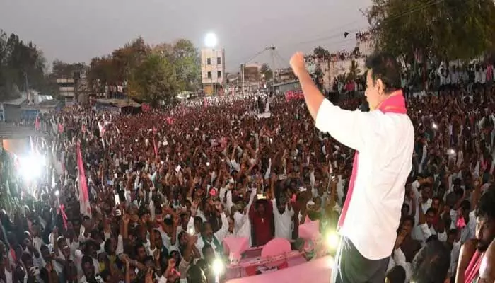 తప్పు చేస్తే ఐదేళ్లు గోస పడాల్సిందే : కేటీఆర్ తప్పు చేస్తే ఐదేళ్లు గోస పడాల్సిందే : కేటీఆర్