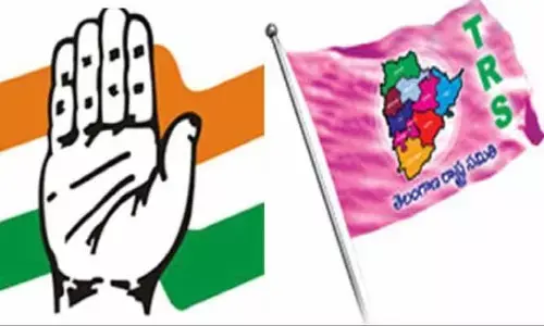 సర్వేలతో భయపడుతున్న కాంగ్రెస్