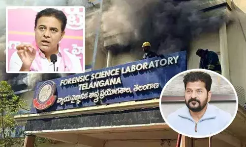 మున్సిపల్ ఎన్నికల్లో అంతా బిజీగా ఉండగా FSLలో సీఎం కుట్ర: కేటీఆర్ తీవ్ర ఆరోపణలు
