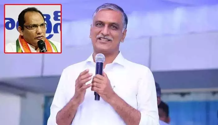 KCR ఫొటోకు అజారుద్దీన్ దండంపెట్టాలి-హరీష్రావు KCR ఫొటోకు అజారుద్దీన్ దండంపెట్టాలి-హరీష్రావు