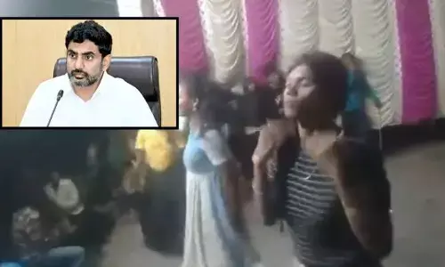 ఆశ్రమ పాఠశాలలో అశ్లీల నృత్యాలు.. మంత్రి నారా లోకేశ్ సీరియస్
