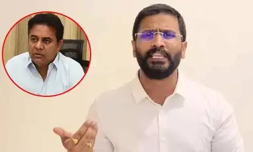 భ‌యంతో సీఎం పైన కేటీఆర్ నోరు పారేసుకుంటున్నారు: ఎమ్మెల్సీ బల్మూర్ వెంకట్
