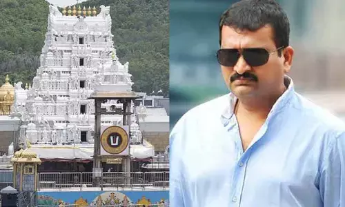 తిరుమలకు చేరుకున్న బండ్లగణేష్ విజయసంకల్ప యాత్ర