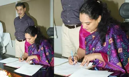సైబరాబాద్ మున్సిపల్ కార్పొరేషన్ ఆవిర్భావం.. తొలి కమిషనర్‌గా బాధ్యతలు స్వీకరించిన శ్రీజన