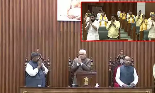 ఏపీ అసెంబ్లీ బడ్జెట్ సమావేశాలు ప్రారంభం.. వైసీపీ నిరసన
