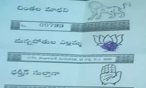 సోష‌ల్ మీడియాలో బ్యాలెట్ పేప‌ర్ వైర‌ల్
