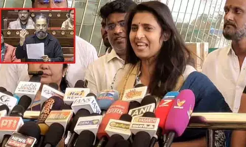 పార్లమెంట్‌లో కమల్ తెలుగు ప్రసంగం.. ‘తమిళులకు అవమానం’ అంటూ నటి కస్తూరి ఫైర్