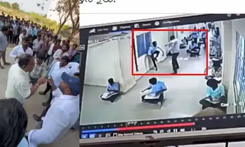 క్రమశిక్షణ పేరుతో చిత్రహింసలు.. భగ్గుమన్న విద్యార్థి లోకం