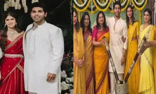 అల్లు వారింట పెళ్లి సందడి షురూ.. వీడియో వైరల్