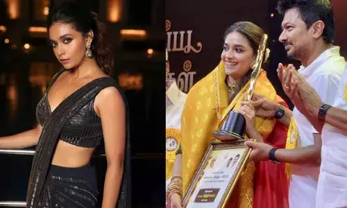నాకు మొదటి రాష్ట్ర అవార్డు వచ్చిన సమయంలో ఆయన లేరనే బాధ ఎక్కువగా ఉంది: కీర్తి సురేష్