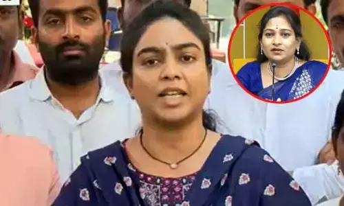 హోంమంత్రి అనితకు అంబటి కుమార్తె స్ట్రాంగ్ కౌంటర్