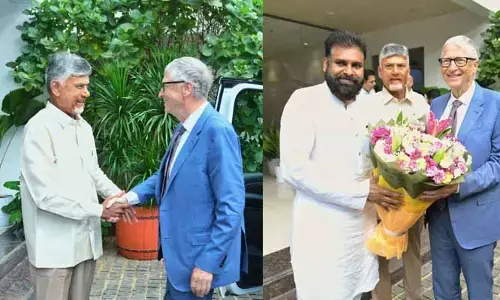 రాష్ట్రంలో ముగిసిన బిల్ గేట్స్ పర్యటన