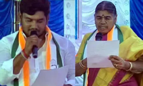 భూత్పూరు మున్సిపాలిటీలో కొలువుదీరిన కాంగ్రెస్ పార్టీ పాలకవర్గం