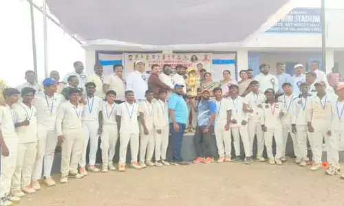 SGF అండ‌ర్-17 రాష్ట్ర స్థాయి క్రికెట్ విజేత మ‌హ‌బూబ్ న‌గ‌ర్