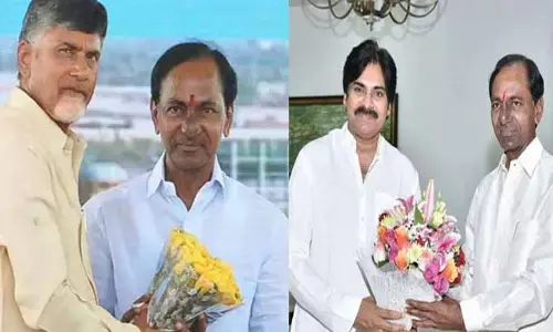 కేసీఆర్‌కు ఏపీ సీఎం చంద్రబాబు, డిప్యూటీ సీఎం పవన్ బర్త్ డే విషెస్
