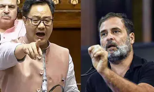రాహుల్ గాంధీ దేశ భద్రతకు ప్రమాదకరం: కిరణ్ రిజిజు సంచలన వ్యాఖ్యలు