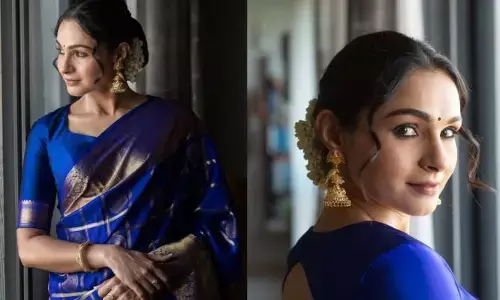 చీరకట్టులో ఆండ్రియా అందాల చిరుజల్లు.. ఒంపుసొంపులకు యువత ఫిదా