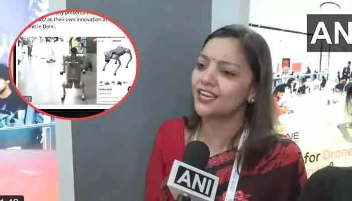 AI సమ్మిట్లో చైనా రోబో వివాదంపై గల్గోటియాస్ ప్రొఫెసర్ నేహా సింగ్ వివరణ AI సమ్మిట్లో చైనా రోబో వివాదంపై గల్గోటియాస్ ప్రొఫెసర్ నేహా సింగ్ వివరణ
