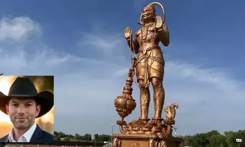టెక్సాస్‌లో భారీ హనుమాన్ విగ్రహం.. భారత వలసదారుల దండయాత్ర అంటూ వివాదం