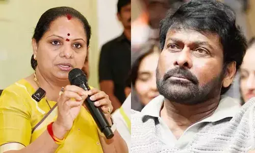 మెగాస్టార్ చిరంజీవి గురించి ఎందుకు మాట్లాడరు?: కవిత