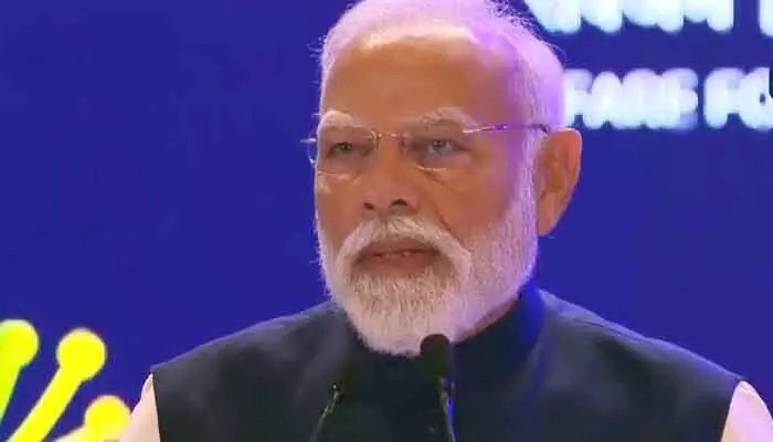 భారత్కు యువతే బలం, బలగం: ఏఐ ఇంపాక్ట్ సమ్మిట్లో ప్రధాని మోడీ భారత్కు యువతే బలం, బలగం: ఏఐ ఇంపాక్ట్ సమ్మిట్లో ప్రధాని మోడీ