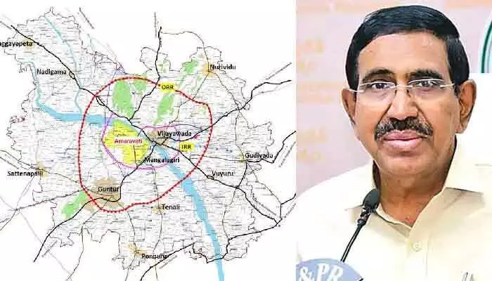 శరవేగంగా అమరావతి ఇన్నర్ రింగ్ రోడ్డు భూ సేకరణ.. రెండు ఫేజ్లలో నిర్మాణం శరవేగంగా అమరావతి ఇన్నర్ రింగ్ రోడ్డు భూ సేకరణ.. రెండు ఫేజ్లలో నిర్మాణం