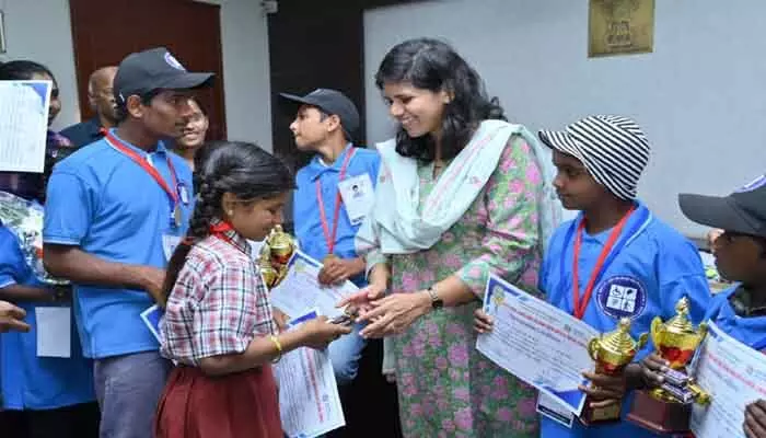 రాష్ట్రస్థాయి క్రీడల్లో నిజామాబాద్ జిల్లా భవిత విద్యార్థుల ప్రతిభ రాష్ట్రస్థాయి క్రీడల్లో నిజామాబాద్ జిల్లా భవిత విద్యార్థుల ప్రతిభ