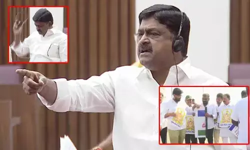 దేవుడి ఫొటోలతో మండలిలోకి వైసీపీ సభ్యులు.. తీవ్రస్థాయిలో ఫైరైన మంత్రి పయ్యావుల