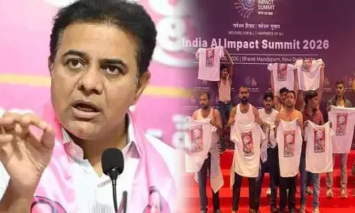 సమయం సందర్భం ఉండక్కర్లేదా? AI సమ్మిట్‍లో కాంగ్రెస్ నిరసనలపై కేటీఆర్ విమర్శలు
