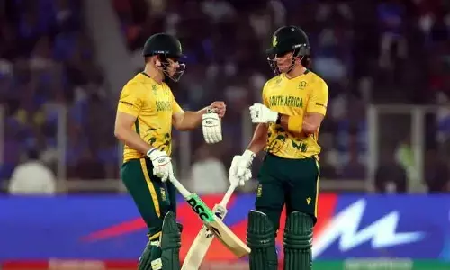 T20WorldCup2026: టీమిండియా ఎదుట భారీ టార్గెట్ పెట్టిన సౌతాఫ్రికా