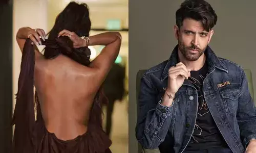 అదిరిపోయే లుక్‌తో షాకిచ్చిన గ్లోబల్ బ్యూటీ.. రెడ్ హార్ట్ సింబల్‌తో  ఆగలేకపోతున్నానంటూ హృతిక్ పోస్ట్