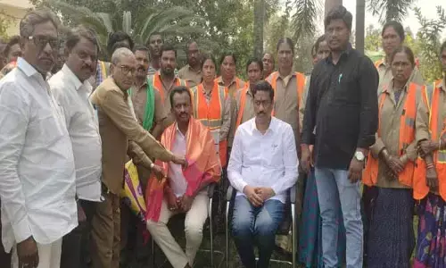 మున్సిపల్ పాలకవర్గానికి ఘన సన్మానం