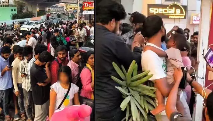 మరీ ఇంత ఖాళీగా ఉన్నారా..? ఫ్రీగా హలీమ్.. వందల సంఖ్యలో ఎగబడిన జనం మరీ ఇంత ఖాళీగా ఉన్నారా..? ఫ్రీగా హలీమ్.. వందల సంఖ్యలో ఎగబడిన జనం