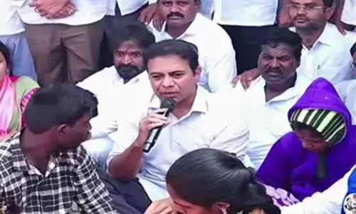 రెండునెలల పసిగుడ్డు ఏం చేసిందని చంపేశారు? : కేటీఆర్ ధ్వజం