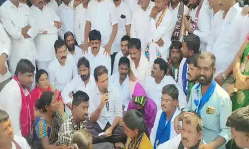 నాగ‌ర్ క‌ర్నూల్ పోలీసుల‌కు సిగ్గుందా..బాధితుల‌పైనే ఉల్టా కేసులా..? :  కేటీఆర్