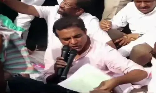 భూదాన్ భూ బాధితులకు కేటీఆర్ భరోసా